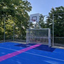 Antivandalen doel + basketbalpaal