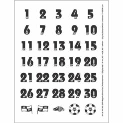 Stickerset voor magneten Topcoach