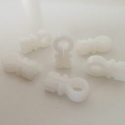 Nethaken Omega wit per set van 50 stuks