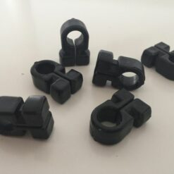 Nethaken Omega kort zwart per set van 50st