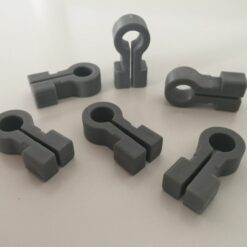 Nethaken Omega grijs per set van 50st.