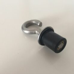 Alternative view of Nethaken RVS met rubberen plug per stuk