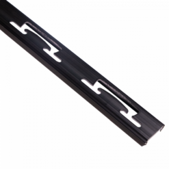 Netstrip kunststof zwart - reparatieset