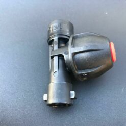 Nozzle-houder kunststof zwart met membraan afsluiting