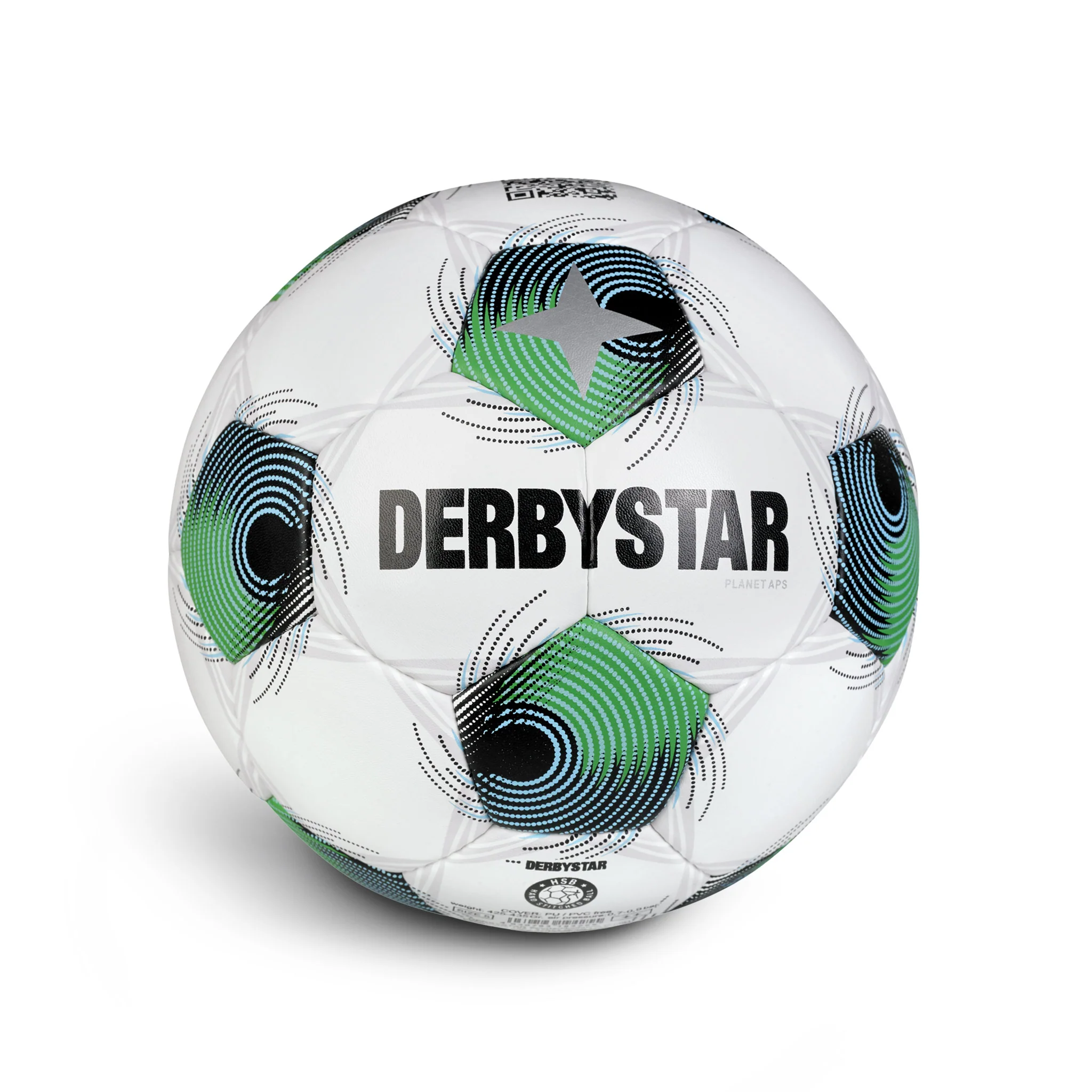 Derbystar Planet APS V25 wit-groen-blauw