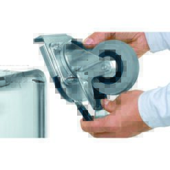 Clip-on wielen tbv aluminiumkist PRO