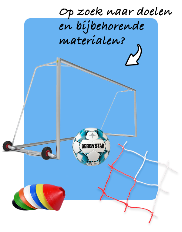 Voetbalmaterialen banner